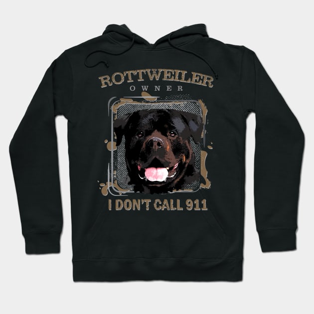 Rottweiler  - Metzgerhund Hoodie by Nartissima